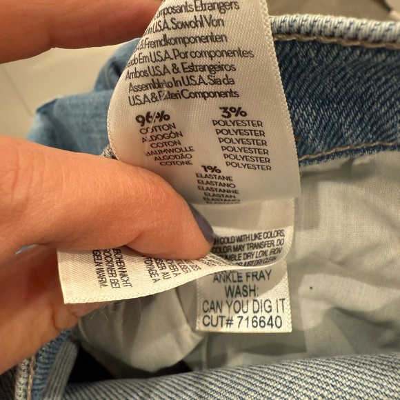 NEW MOTHER the kick it ankle fray jeans in can you dig it! Size 31 retail $248 - Picture 11 of 12